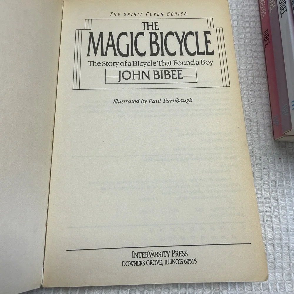 Magic Bicycle Book Set 1-8 John Bibee Spirit Flyer Series Paperbacks Young Adult